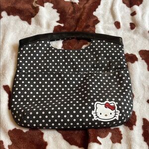 Hello Kitty Black and White Polka Dot Tote